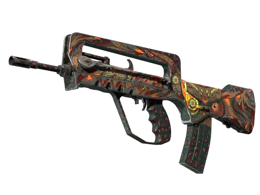 StatTrak™ FAMAS | Eye of Athena (Well-Worn)