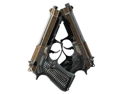 StatTrak™ Dual Berettas | Tread (Minimal Wear)