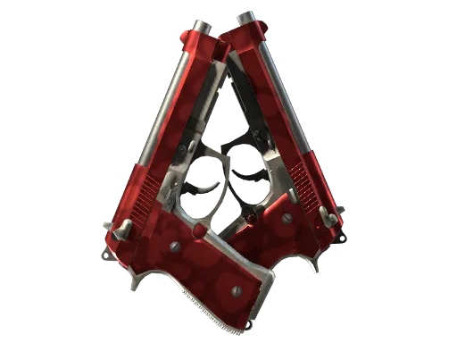 Dual Berettas | Hemoglobin (Minimal Wear)