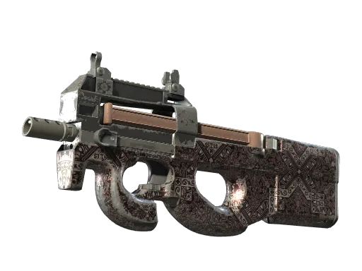 P90 | Baroque Red (Well-Worn)