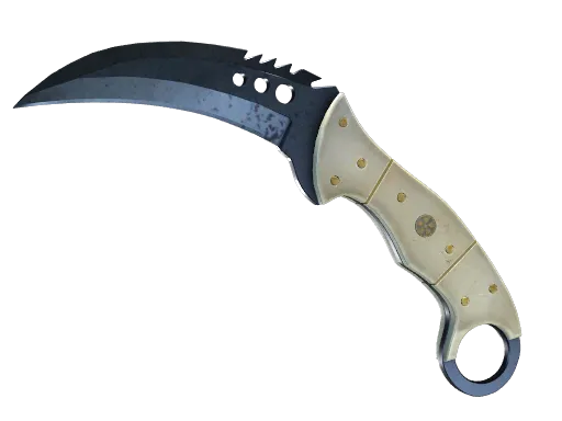 ★ StatTrak™ Talon Knife | Blue Steel (Battle-Scarred)