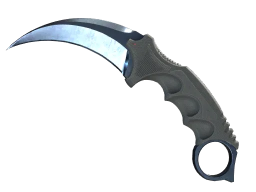 ★ StatTrak™ Karambit | Blue Steel (Well-Worn)