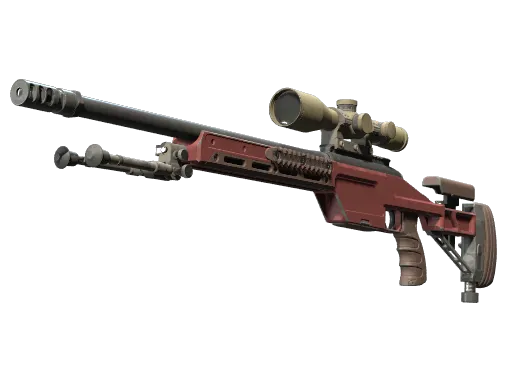 SSG 08 | Red Stone (Well-Worn)