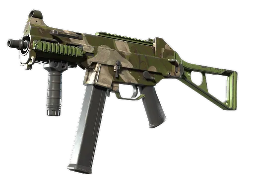 UMP-45 | Green Swirl (Field-Tested)