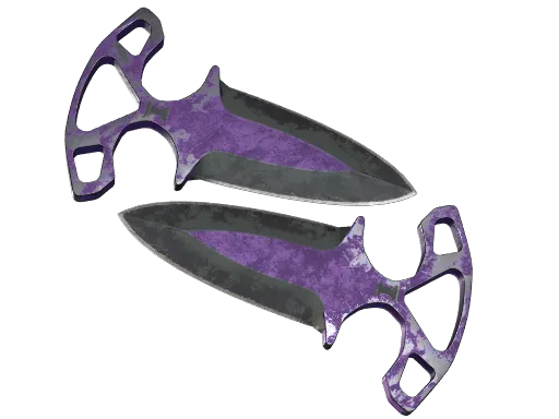 ★ Shadow Daggers | Ultraviolet (Battle-Scarred)