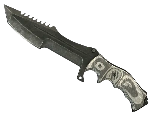 ★ Huntsman Knife | Black Laminate (Battle-Scarred)