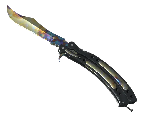 CS2 Butterfly Knife | Case Hardened - Covert Knife skin
