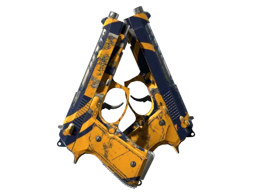 StatTrak™ Dual Berettas | Marina (Well-Worn)