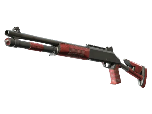 XM1014 | Red Leather (Battle-Scarred)