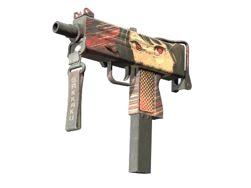 StatTrak™ MAC-10 | Sakkaku (Battle-Scarred)
