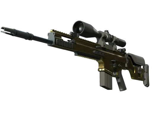 SCAR-20 | Brass (Battle-Scarred)