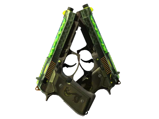 StatTrak™ Dual Berettas | Cobra Strike (Factory New)