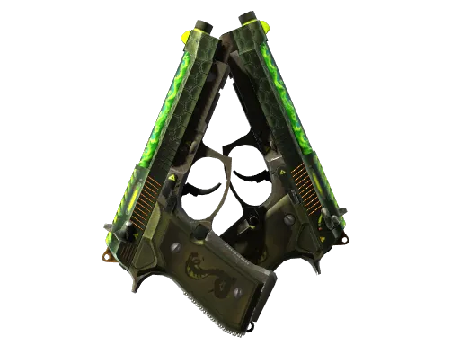 StatTrak™ Dual Berettas | Cobra Strike (Field-Tested)