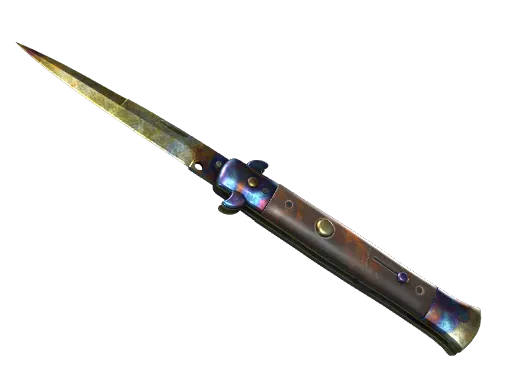 ★ StatTrak™ Stiletto Knife | Case Hardened (Battle-Scarred)