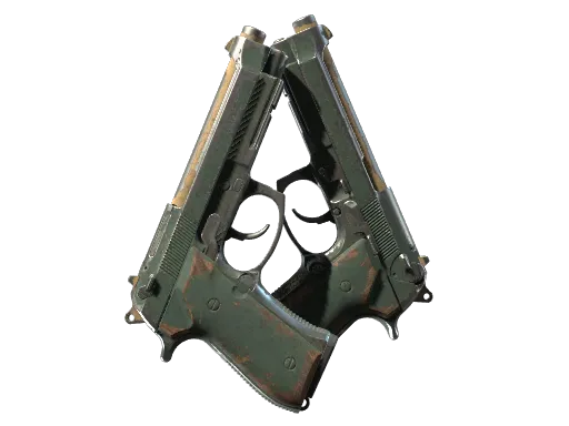 Dual Berettas | Contractor (Battle-Scarred)