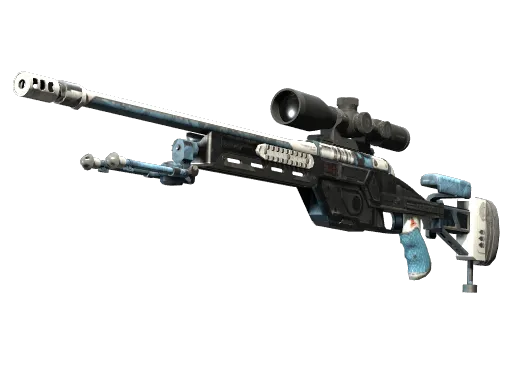 StatTrak™ SSG 08 | Ghost Crusader (Well-Worn)