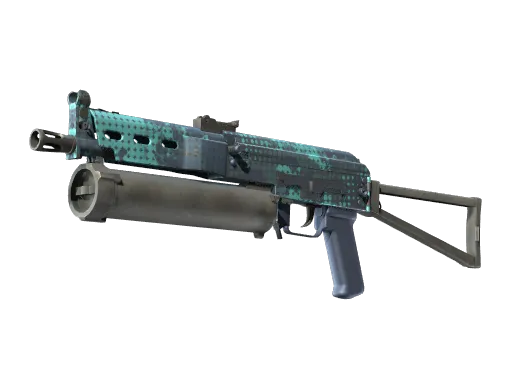 StatTrak™ PP-Bizon | Cobalt Halftone (Factory New)