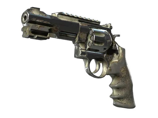 Souvenir R8 Revolver | Bone Mask (Battle-Scarred)