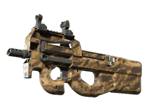 P90 | Desert Halftone (Well-Worn)