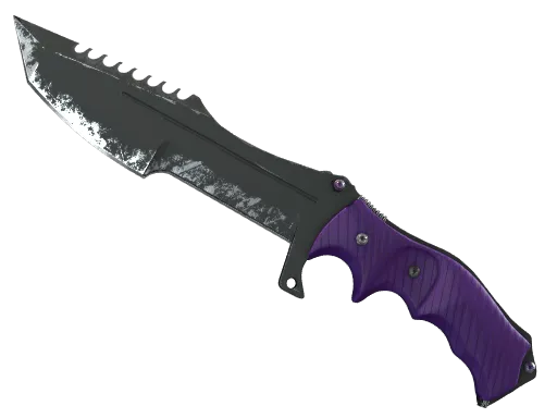 ★ StatTrak™ Huntsman Knife | Ultraviolet (Well-Worn)