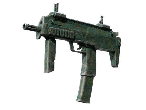 MP7 | Teal Blossom (Well-Worn)