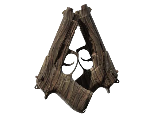 Dual Berettas | Drift Wood (Minimal Wear)