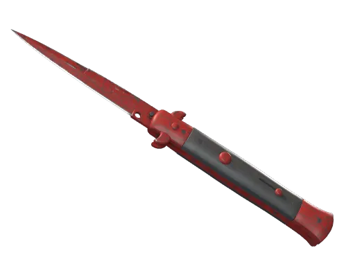 ★ Stiletto Knife | Crimson Web (Field-Tested)