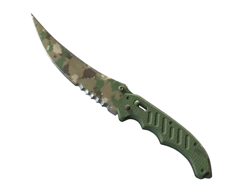 ★ Flip Knife | Forest DDPAT (Well-Worn)