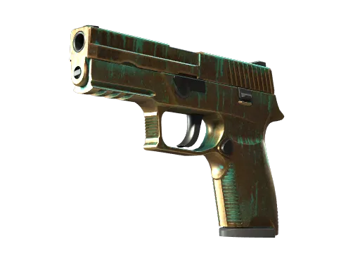 StatTrak™ P250 | Verdigris (Well-Worn)