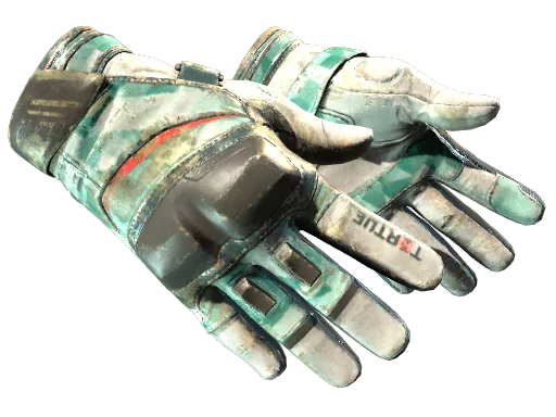 ★ Moto Gloves | Spearmint (Battle-Scarred)