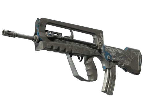 FAMAS | Halftone Wash (Battle-Scarred)