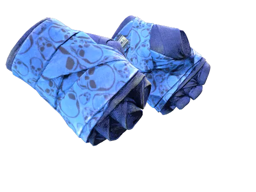 ★ Hand Wraps | Cobalt Skulls (Field-Tested)