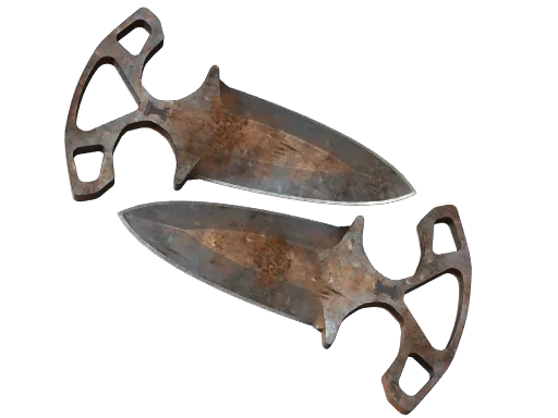 ★ Shadow Daggers | Rust Coat (Battle-Scarred)