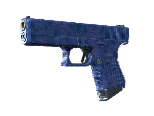 Glock-18 | Ocean Topo (Minimal Wear)
