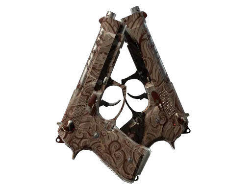 Dual Berettas | Pyre (Well-Worn)