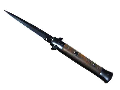 ★ StatTrak™ Stiletto Knife | Blue Steel (Well-Worn)