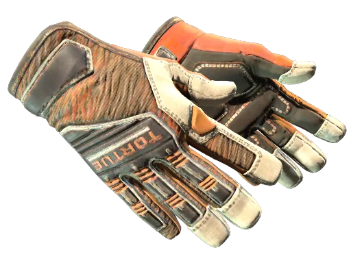 ★ Specialist Gloves | Tiger Strike (Well-Worn)