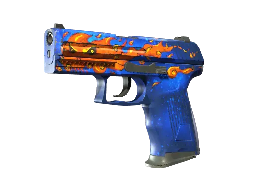StatTrak™ P2000 | Fire Elemental (Well-Worn)