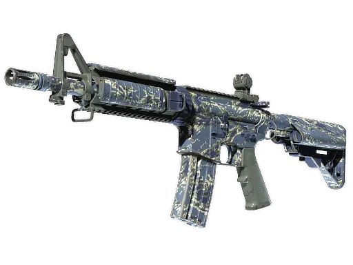 M4A4 | Naval Shred Camo (Well-Worn)