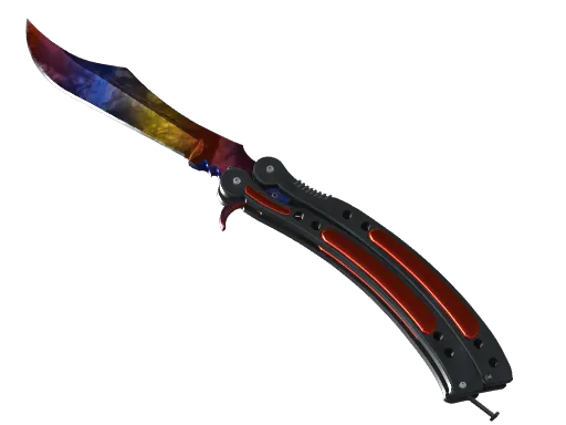 ★ Butterfly Knife | Marble Fade (Minimal Wear)