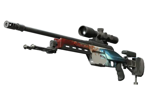 StatTrak™ SSG 08 | Blood in the Water (Minimal Wear)