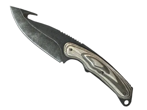 ★ Gut Knife | Black Laminate (Well-Worn)