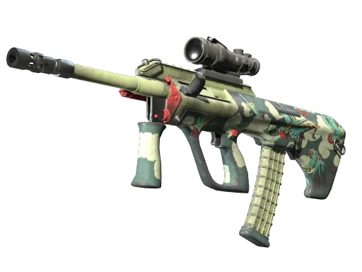 StatTrak™ AUG | Fleet Flock (Well-Worn)