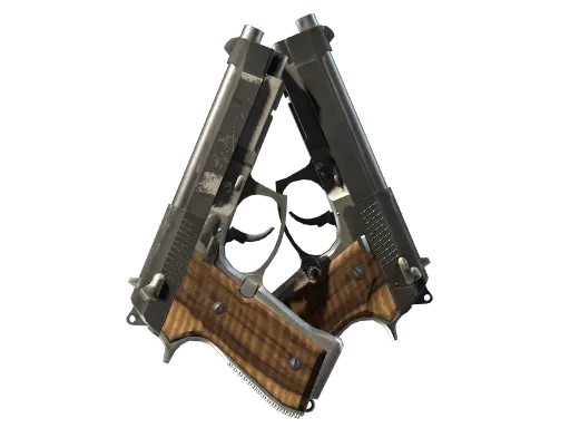 StatTrak™ Dual Berettas | Black Limba (Field-Tested)