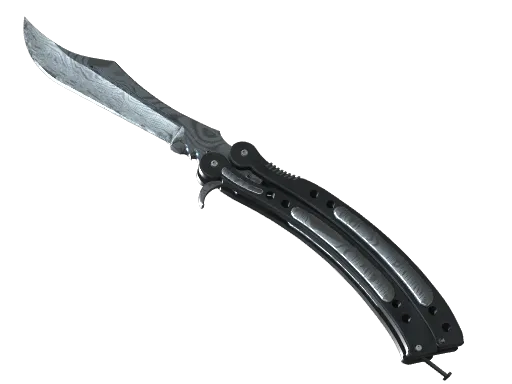 CS2 Butterfly Knife | Damascus Steel - Covert Knife skin