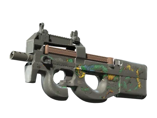 P90 | Emerald Dragon (Battle-Scarred)