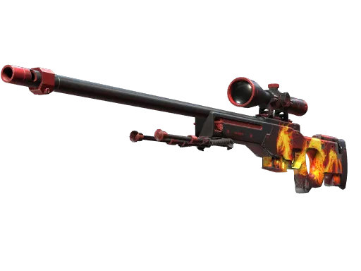 StatTrak™ AWP | Wildfire (Well-Worn)