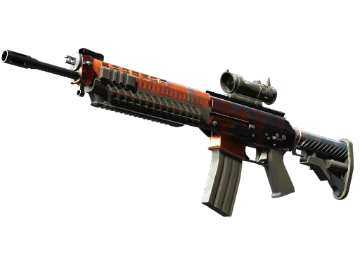 StatTrak™ SG 553 | Danger Close (Minimal Wear)