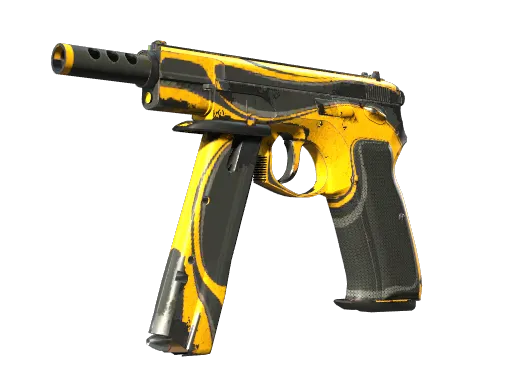 CZ75-Auto | Yellow Jacket (Battle-Scarred)