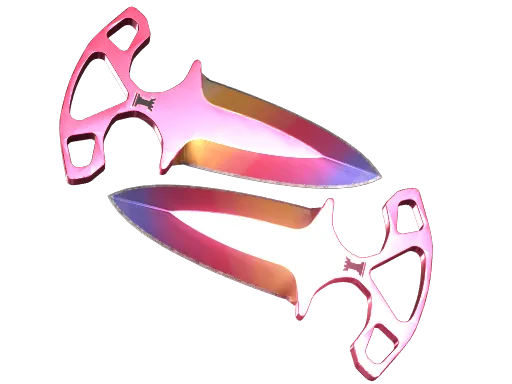 CS2 Shadow Daggers | Fade - Covert Knife skin